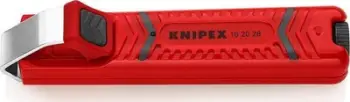 Vegël zhveshëse kabllosh Knipex 16 20, diametër 8–28 mm, ergonomike, e kuqe