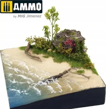 Pastë akrilike modelimi Ammo Terraform 2173 Beach Sand, teksturë rëre plazhi, 100ml, bezhë