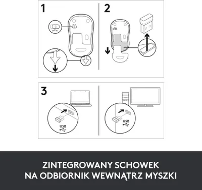Maus Logitech M185 (910-002238), i hirtë - 11