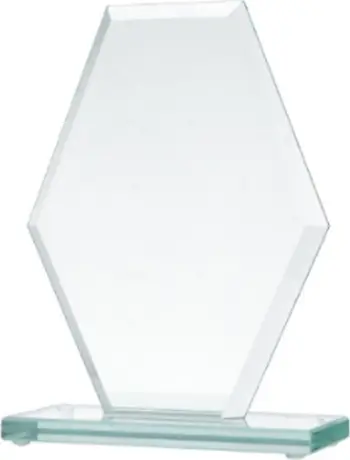 Trofe xhami Victoria Sport Glass Trophy, 23cm, transparent
