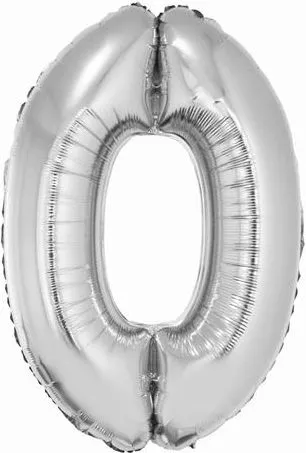 Balonë foli ALBI Foliov Slo, 92 cm, argjendi - 1