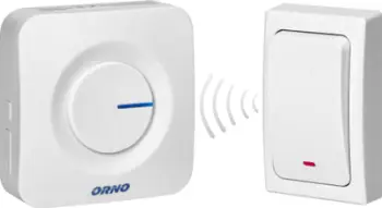 Zile dere pa tela Orno Surface Mounted, rreze 200 m, 90 dB, e bardhë