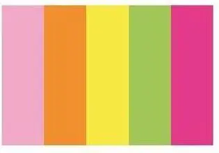 Shënues faqe D.Rect Index Tabs, letër, 15x50mm, neon