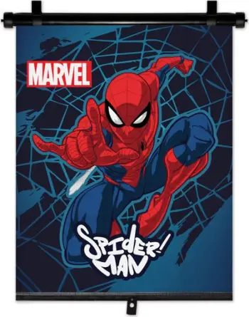 Roletë dielli për makinë Seven Spiderman, 36x45cm, shumëngjyrëshe