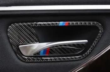 Veneer karboni për doreza interieri MTuning, BMW F30 F34, M Look, 2013 2017