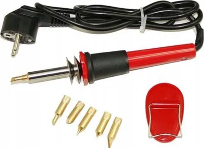 Set pirogravure GEKO G20051, 30W, 6 pjesë, blu - 1