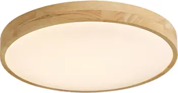Llambë tavani LED Domoletti NATA, 41cm, 4000K, ngjyrë druri