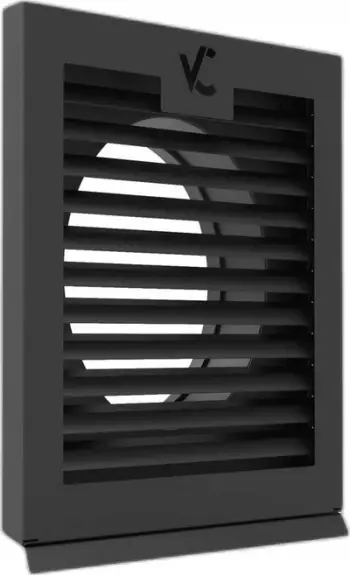 Ventil fasade VENT CLEAR Intake, dalje muri 200mm, alumini, antracit