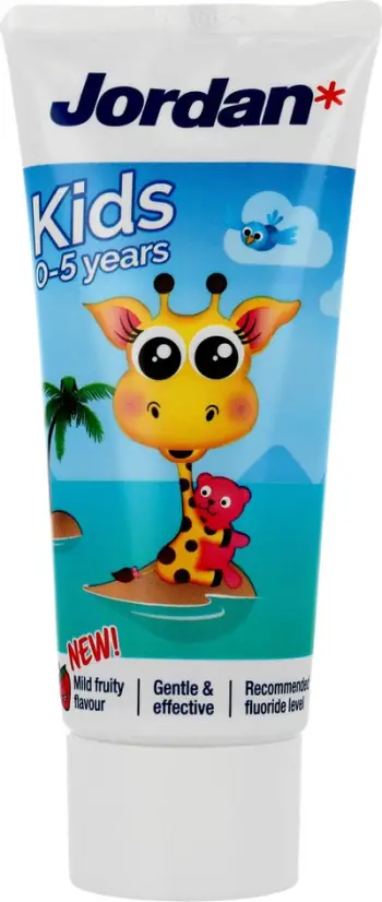 Pastë dhëmbësh për fëmijë Jordan, 0-5 vjeç, 50ml