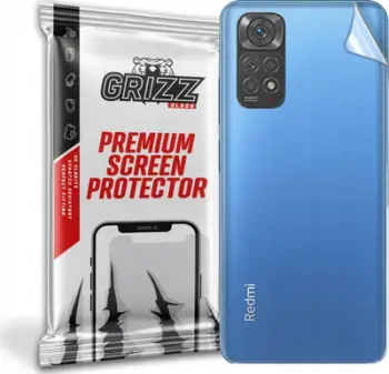 Mbrojtëse e pasme GrizzGlass për Xiaomi Redmi Note 11S, folie mbrojtëse, përfundim satin, transparente