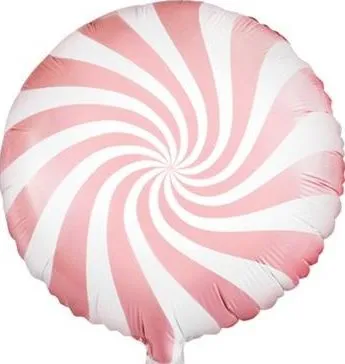Balonë folie dekorative Candy, 35cm, pastel rozë e çelët - 1