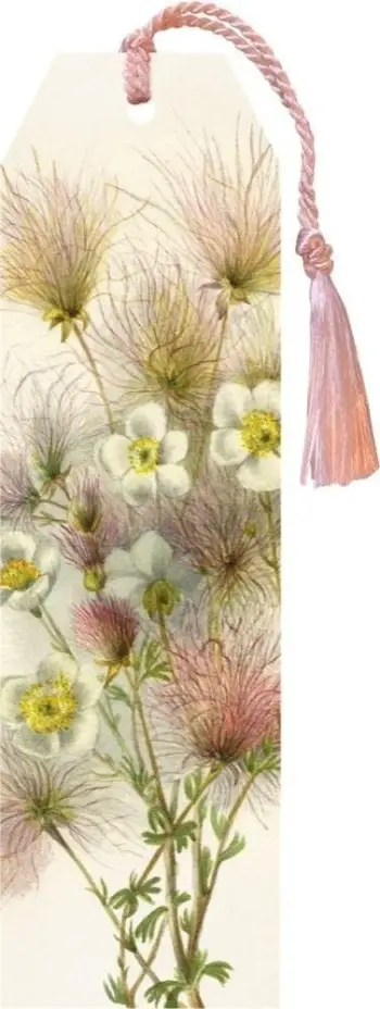Shënues libri Bookmark With Ribbon Flower Bouquet, karton cilësor, fjongo dekorative, shumëngjyrësh