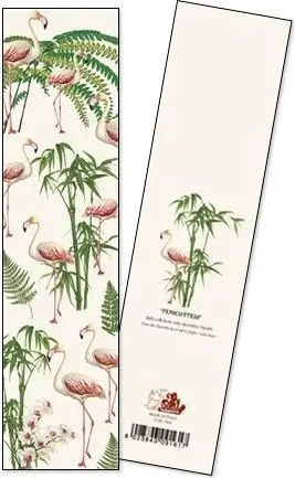 Shënues librash Tassotti Flamingos, set 2 copë, karton 300 g m², shumëngjyrësh
