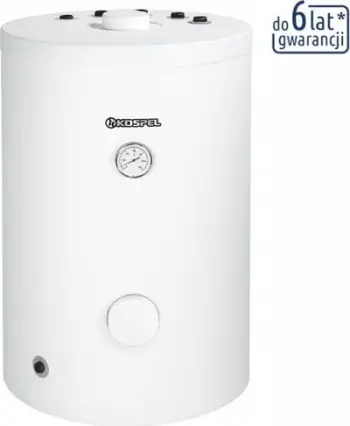 Bojler shkëmbyes uji Kospel SWK-150 Termotop, 150L, 1 spiralë, i bardhë