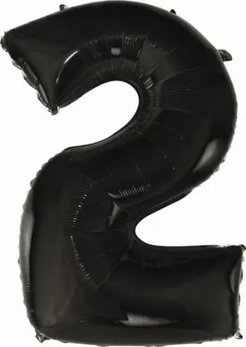 Balonë folie GoDan Beauty &amp; Charm 2, 92cm, e zezë