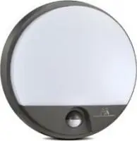 Llambë tavani Maclean MCE291, LED 15W, sensor lëvizjeje, gri