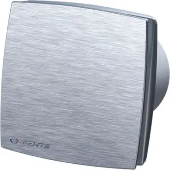 Ventilator aksial Vents 100LDATHMET, fi 100, 14W, me timer dhe higrostat, alumini i brushuar