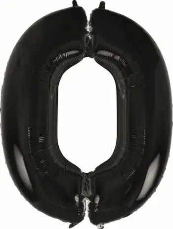 Balonë folie Godan Number 0, 92 cm, e zezë