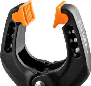 Kapëse suste Carpenter Spring Clamp, 220mm, plastike, portokalli