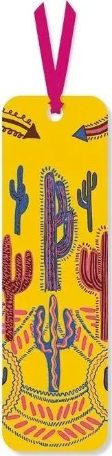 Shënues libri Museums & Galleries Cactus Yellow, dizajn kaktus, i verdhë