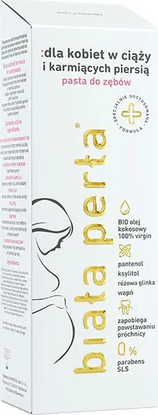 Pastë dhëmbësh për gratë shtatzëna Biala Perla, 75ml - 1