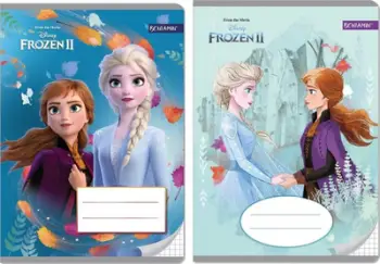 Fletore Beniamin Frozen II A5, 32 fletë, me katrorë, paketim 10 copë