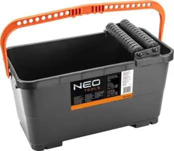 Set pllaka Neo Tiling, kovë me rrjetë 24L, rula dhe shpatulla gomë e sfungjer