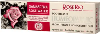Pastë dhëmbësh Sts Cosmetics Rose Rio, homeopatike, me ujë trëndafili organik