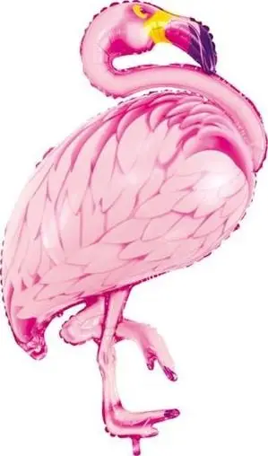 Balonë folie Party Deco Flamingo, 70x121cm, rozë