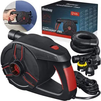 Pompë elektrike fryrjeje PowerGrip Pro, 1200 L/min, 220-240V, e zezë