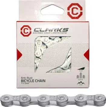 Zinxhir biçiklete Clarks C10AR, 10 shpejtësi, 116 hallka, argjendtë