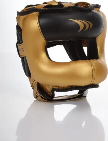 Kasë boksi Yakima Sport Helmet with Nose Guard Pro L, madhësia L, lëkurë sintetike, e zezë