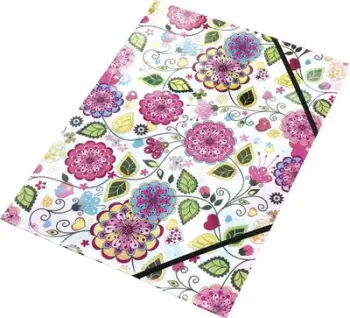 Fletore dosje Panta Plast Flowers, A4, plastikë PP, shumëngjyrëshe