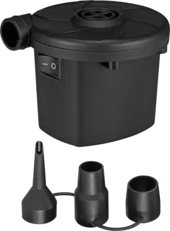 Pompe elektrike Tracer TSA9101, për dyshek ajri dhe pishina, 12V 230V, e zezë