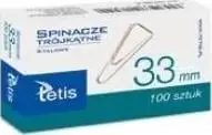 Kapëse trekëndore Tetis, 33mm, set 100 copë, argjendi