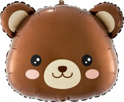 Balonë folje Godan Bear, 48 cm, dekorative, shumëngjyrëshe - 1