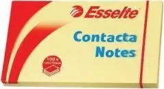 Shënues vetëngjitës Esselte Notes, 75 x 125 mm, 100 fletë, i verdhë