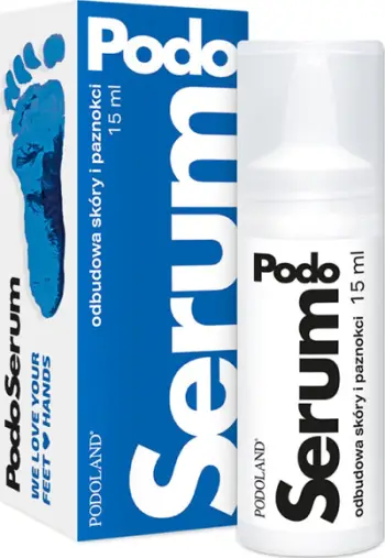 Serum për këmbë Podoland Podoserum Restoration, për lëkurë dhe thonj, 15 ml