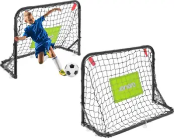 Set porta futbolli për fëmijë Enero, 2 copë, metal, të palosshme