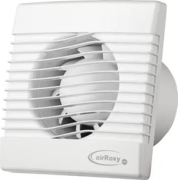 Ventilator banjoje airRoxy pRim120, me kohëmatës, i bardhë