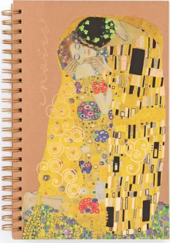 Fletore Greenmink Notes Kiss Klimt, 91 faqe, shumëngjyrëshe