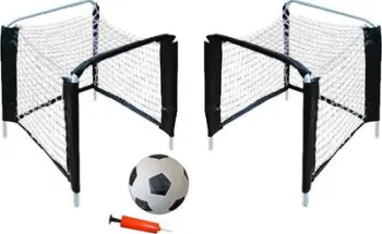 Set porta futbolli plazhi Master 2, 25 x 25 cm, metal, me top