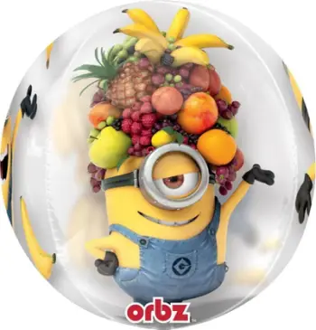 Balonë folje Orbz Minions S, dekorative, shumëngjyrëshe