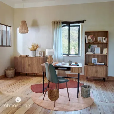 Llambë tavoline Atmosphera Lila Beige, 40cm, E27 25W, bezhë - 2