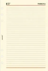 Fletore insert Antra MEM/K Remember, format A6, faqe me vija, e bardhë - 1