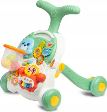 Ecurëse 2 në 1 Caretero Toyz Spark, tavolinë interaktive, panel muzikor, jeshile