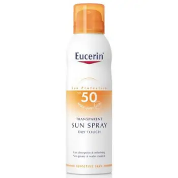 Spërkatës Eucerin Transparent Dry Touch SPF 50, 200 ml
