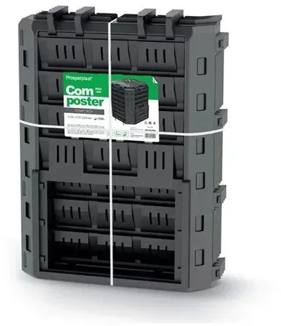 Kompostues COMPOBOX 310L, plastik, 310L, i zi - 3