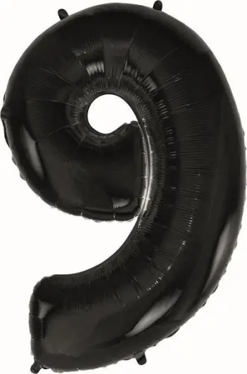 Balonë heliumi GoDan Beauty and Charm 9, 92cm, e zezë