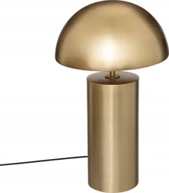 Llambë tavoline Atmosphera Mushroom, metal, 50cm, ngjyrë e artë